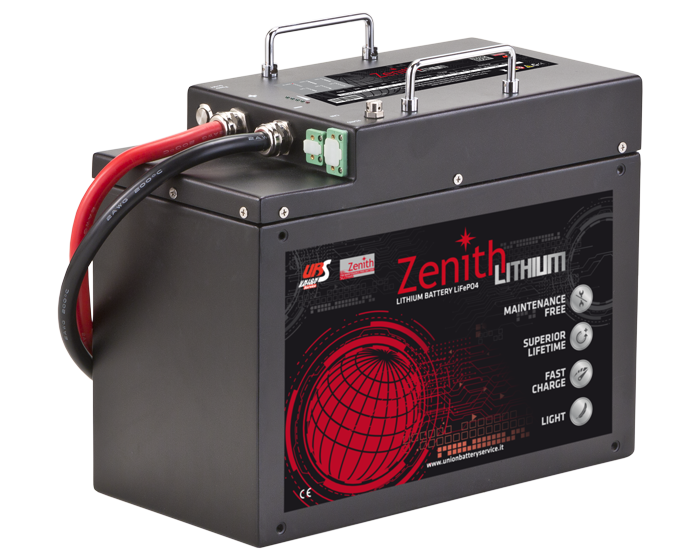 Zenith Batteria al Litio 24 V 100 Amp LiFePO4 - batteria litio 24 V Fishing  Tech Marine