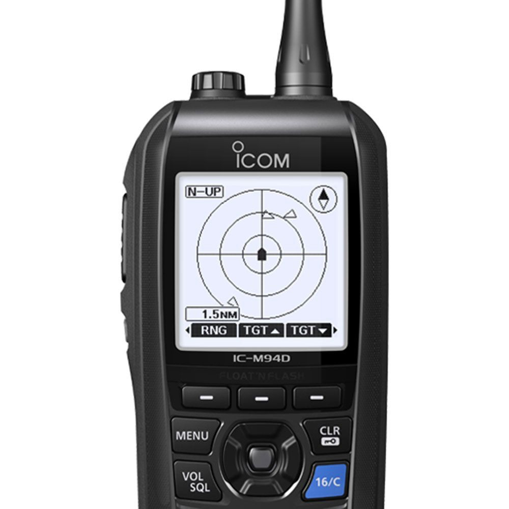 ICOM IC-M94DE VHF Portatile con ricevitore AIS- Fishing Tech Marine